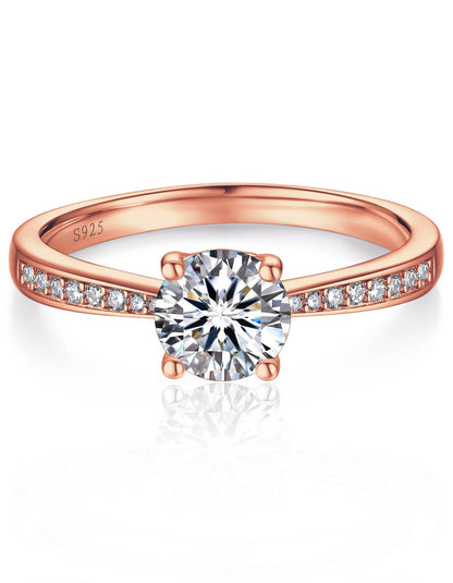 Ahabobo Moissanite Engagement Rings for Women