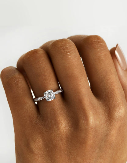 Ahabobo Moissanite Engagement Rings