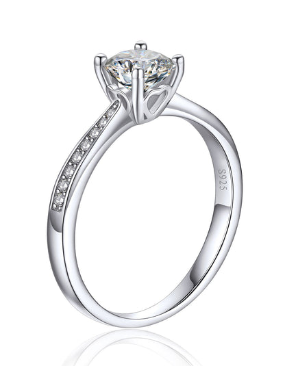 Ahabobo Moissanite Engagement Rings for Women